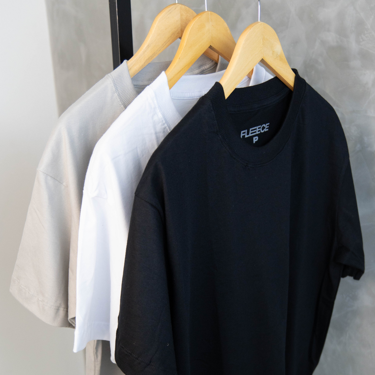 Pack com 3 camisetas oversized masculinas FLEECE - foto 4