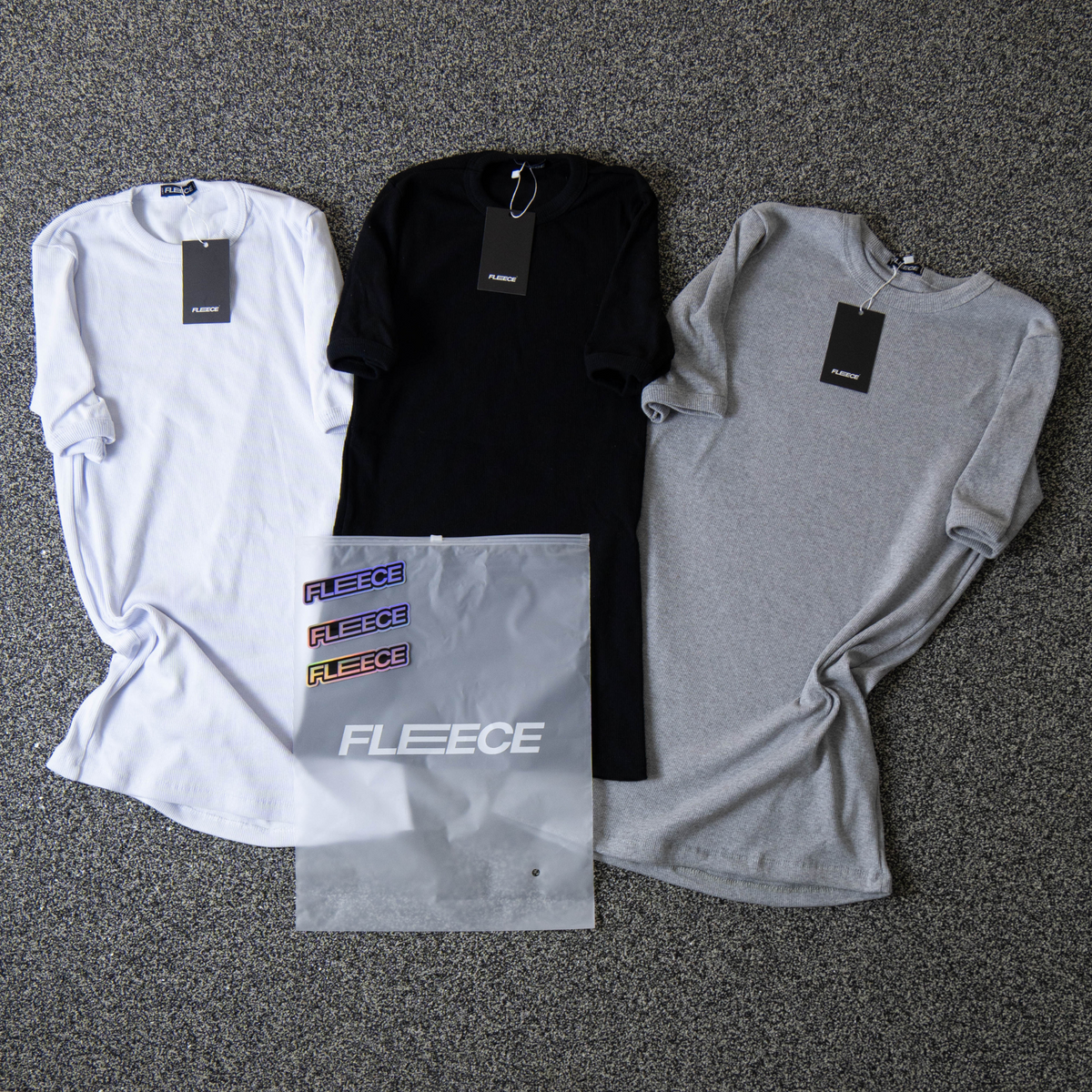 Pack com 3 camisetas caneladas slim masculinas FLEECE - foto 4