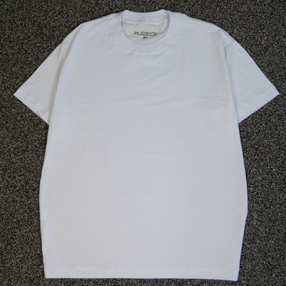 Camiseta oversized branca masculina FLEECE vista de frente - foto 6