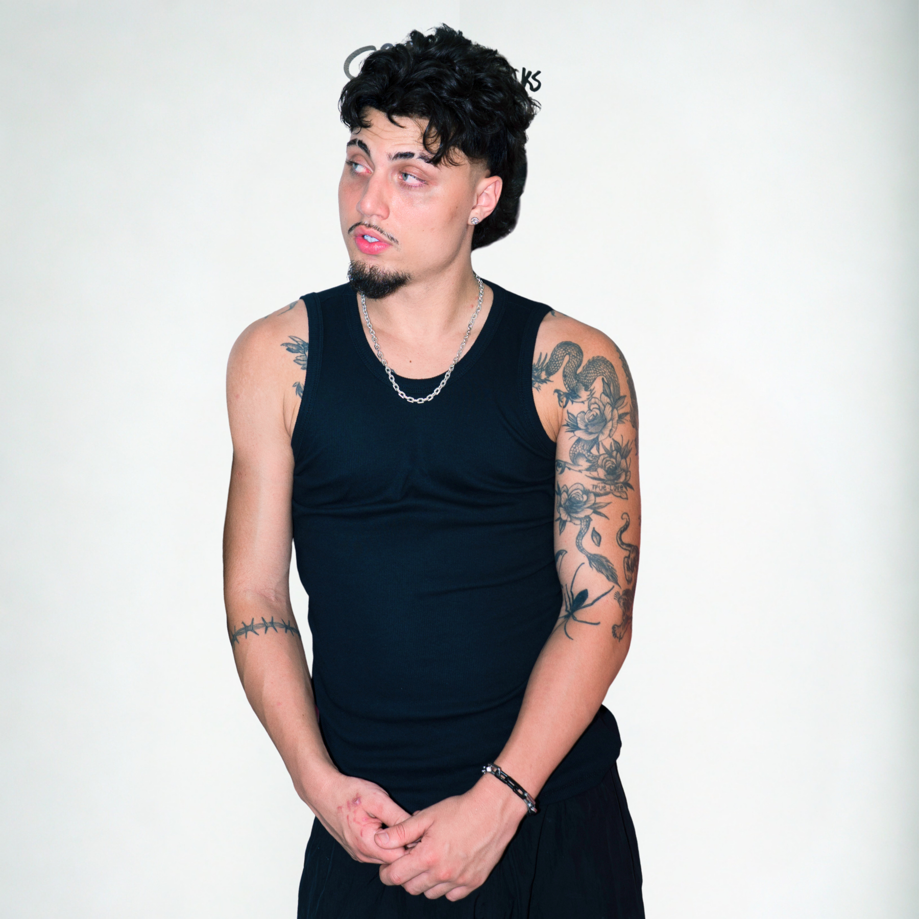 Regata Canelada Slim Preta