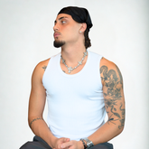 Regata Canelada Slim Branca