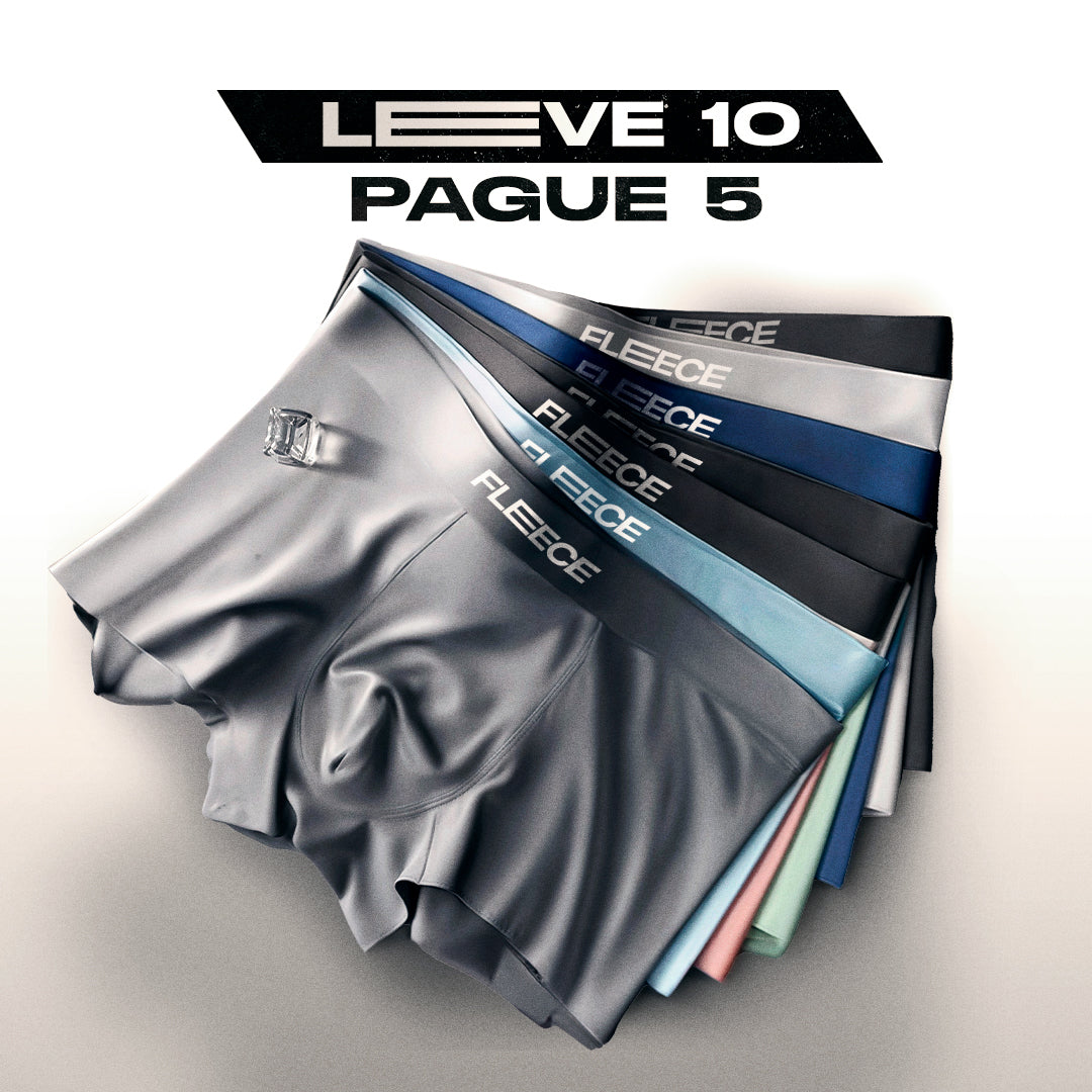Pack de cuecas masculinas FLEECE com 3, 5 ou 10 unidades
