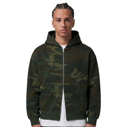 Cores disponíveis do casaco moletom double zip FLEECE