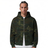 Casaco Moletom Double Zip Camuflado
